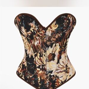 Floral Corset Top - Multicolor